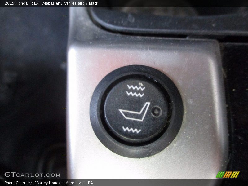 Alabaster Silver Metallic / Black 2015 Honda Fit EX
