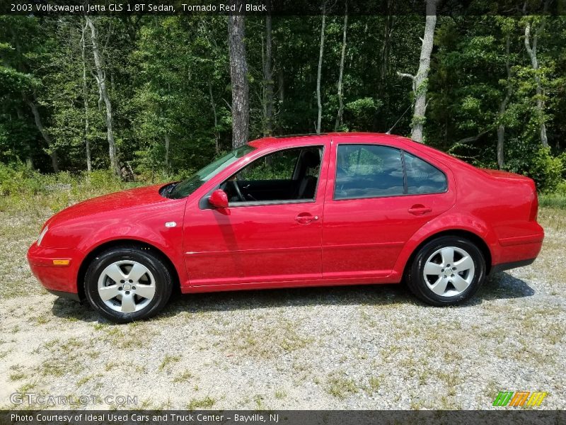 Tornado Red / Black 2003 Volkswagen Jetta GLS 1.8T Sedan