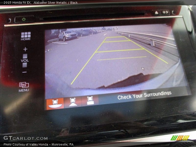 Alabaster Silver Metallic / Black 2015 Honda Fit EX