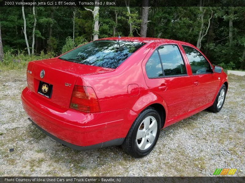 Tornado Red / Black 2003 Volkswagen Jetta GLS 1.8T Sedan