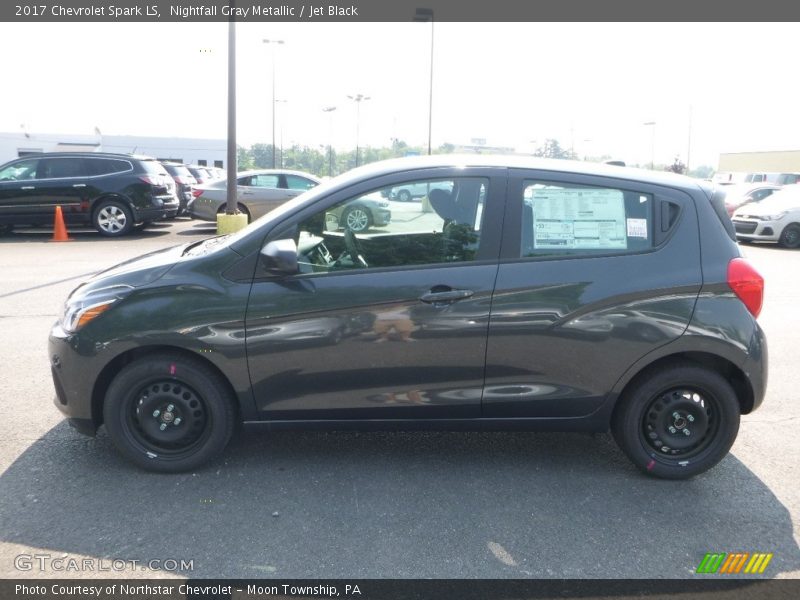 Nightfall Gray Metallic / Jet Black 2017 Chevrolet Spark LS