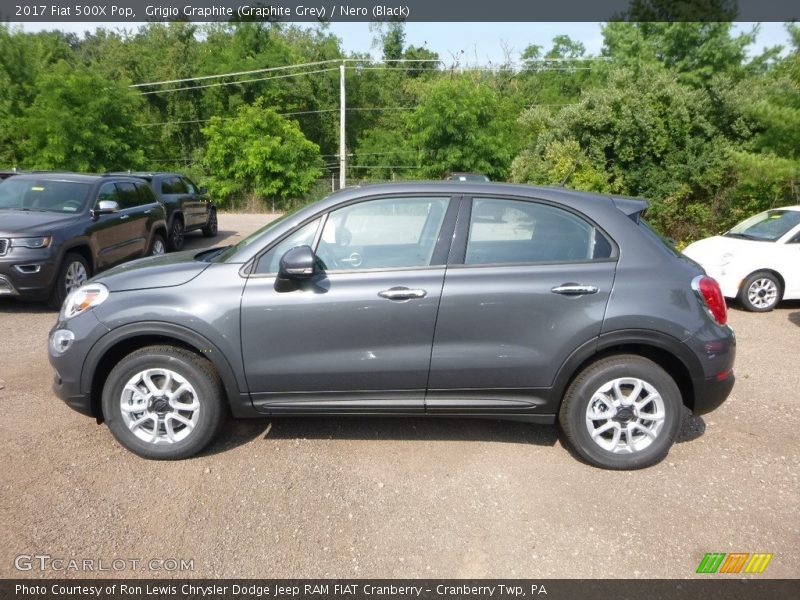 Grigio Graphite (Graphite Grey) / Nero (Black) 2017 Fiat 500X Pop