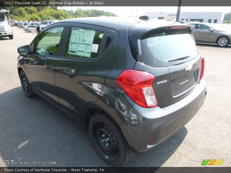 Nightfall Gray Metallic / Jet Black 2017 Chevrolet Spark LS
