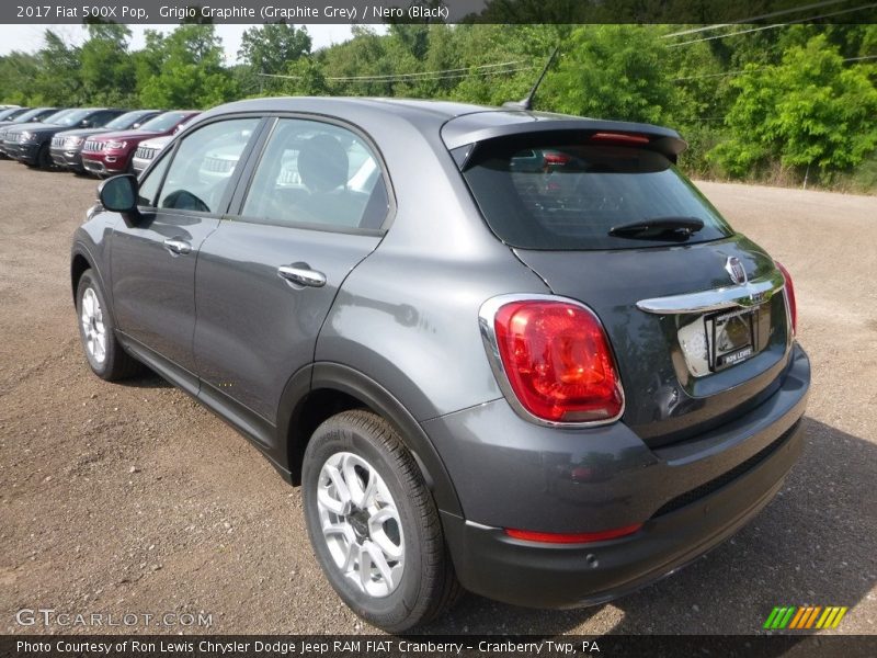 Grigio Graphite (Graphite Grey) / Nero (Black) 2017 Fiat 500X Pop