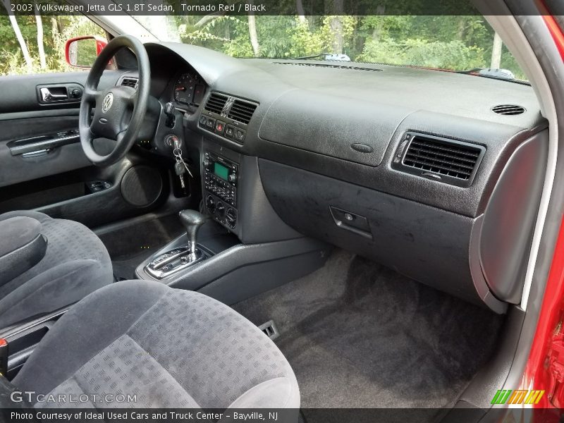 Tornado Red / Black 2003 Volkswagen Jetta GLS 1.8T Sedan