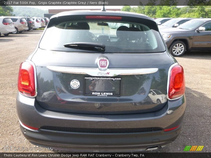 Grigio Graphite (Graphite Grey) / Nero (Black) 2017 Fiat 500X Pop