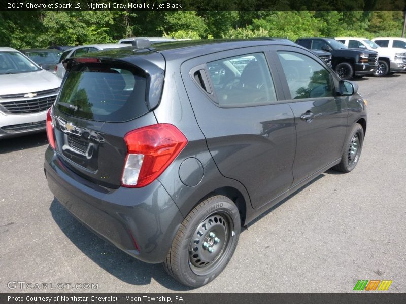Nightfall Gray Metallic / Jet Black 2017 Chevrolet Spark LS