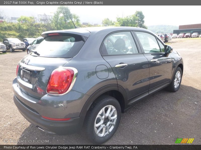 Grigio Graphite (Graphite Grey) / Nero (Black) 2017 Fiat 500X Pop