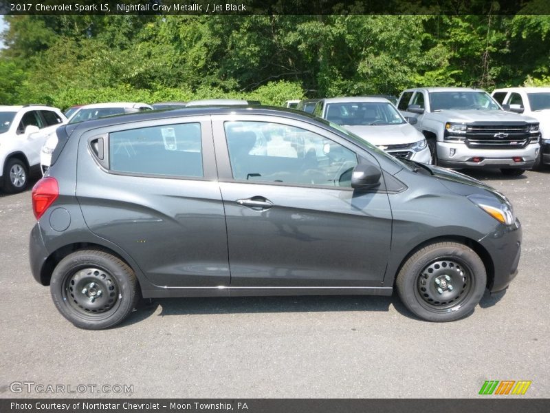 Nightfall Gray Metallic / Jet Black 2017 Chevrolet Spark LS
