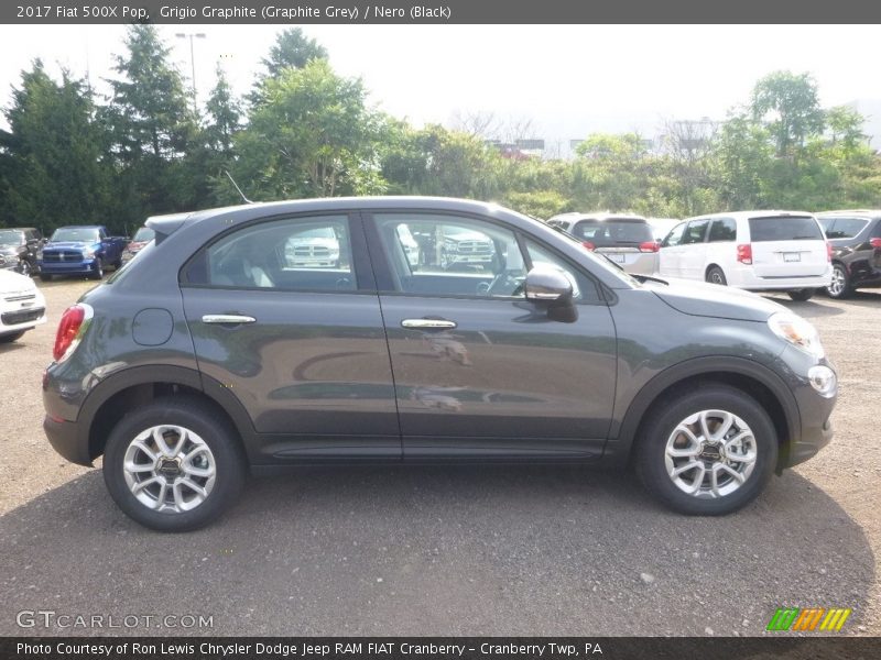 Grigio Graphite (Graphite Grey) / Nero (Black) 2017 Fiat 500X Pop