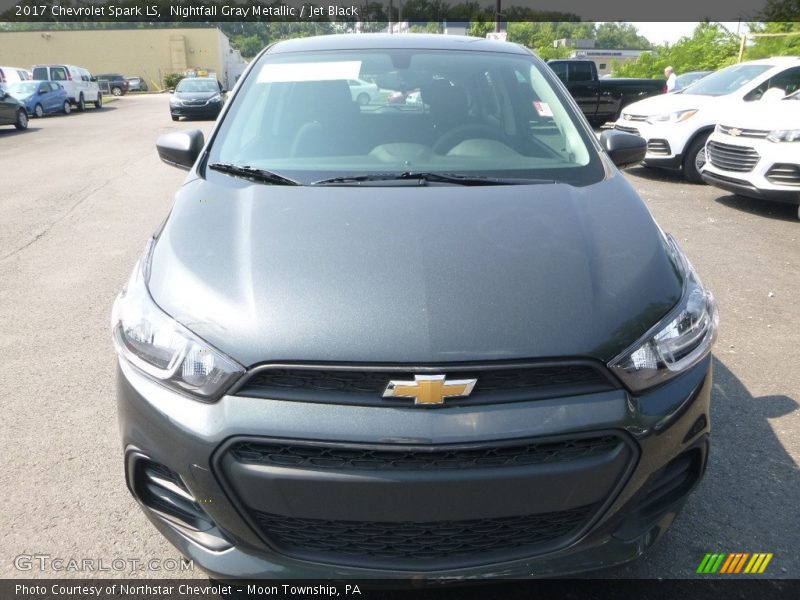 Nightfall Gray Metallic / Jet Black 2017 Chevrolet Spark LS