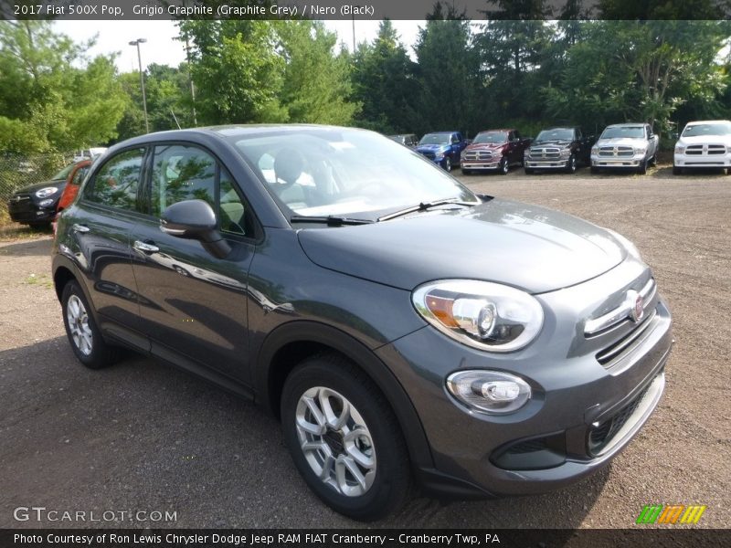 Grigio Graphite (Graphite Grey) / Nero (Black) 2017 Fiat 500X Pop