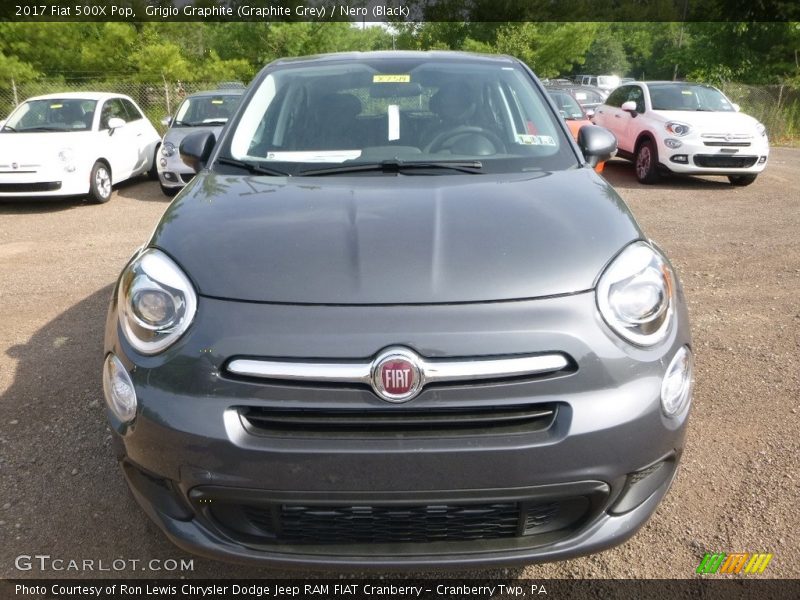 Grigio Graphite (Graphite Grey) / Nero (Black) 2017 Fiat 500X Pop