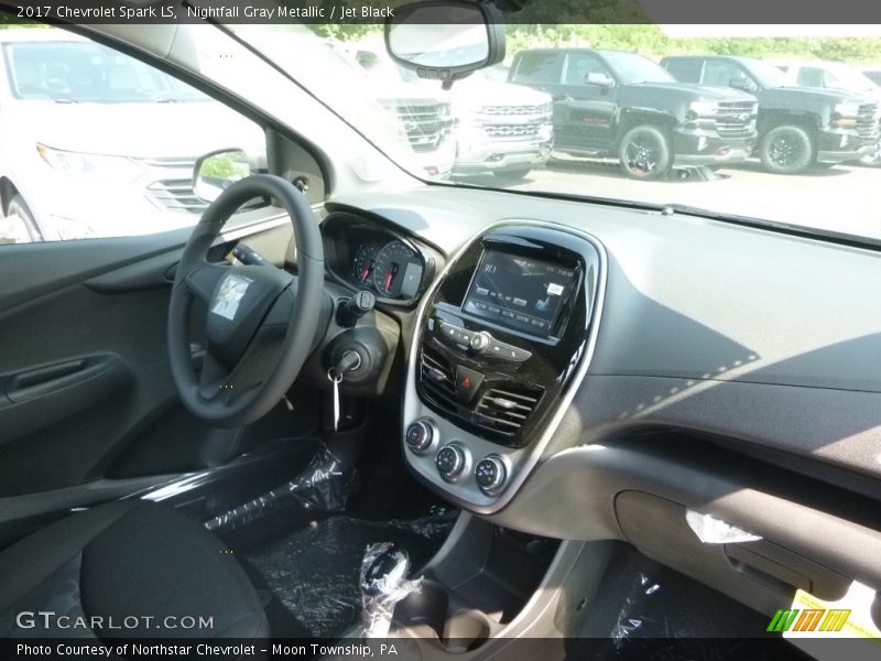 Nightfall Gray Metallic / Jet Black 2017 Chevrolet Spark LS