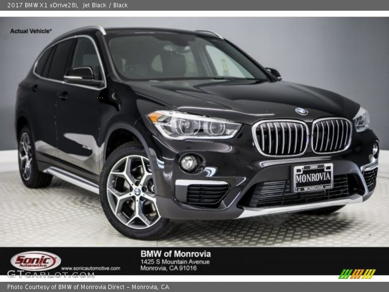 Jet Black / Black 2017 BMW X1 xDrive28i