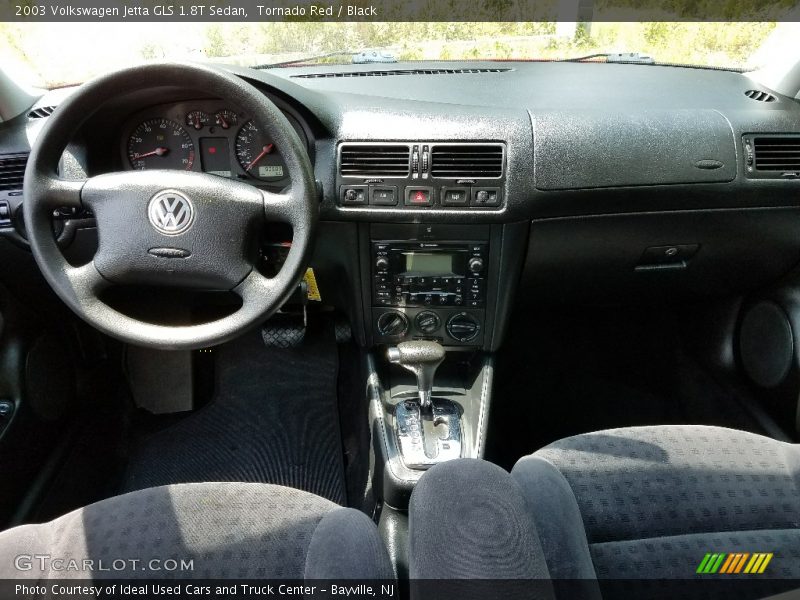 Tornado Red / Black 2003 Volkswagen Jetta GLS 1.8T Sedan