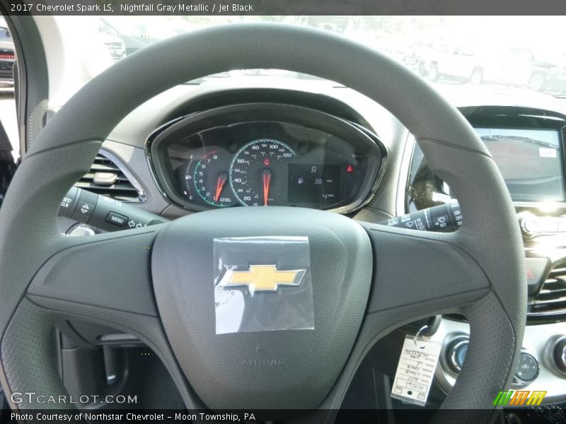 Nightfall Gray Metallic / Jet Black 2017 Chevrolet Spark LS