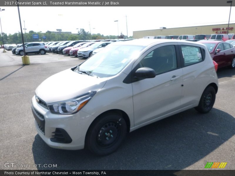 Toasted Marshmallow Metallic / Jet Black 2017 Chevrolet Spark LS