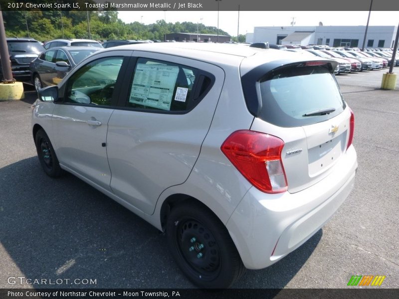 Toasted Marshmallow Metallic / Jet Black 2017 Chevrolet Spark LS