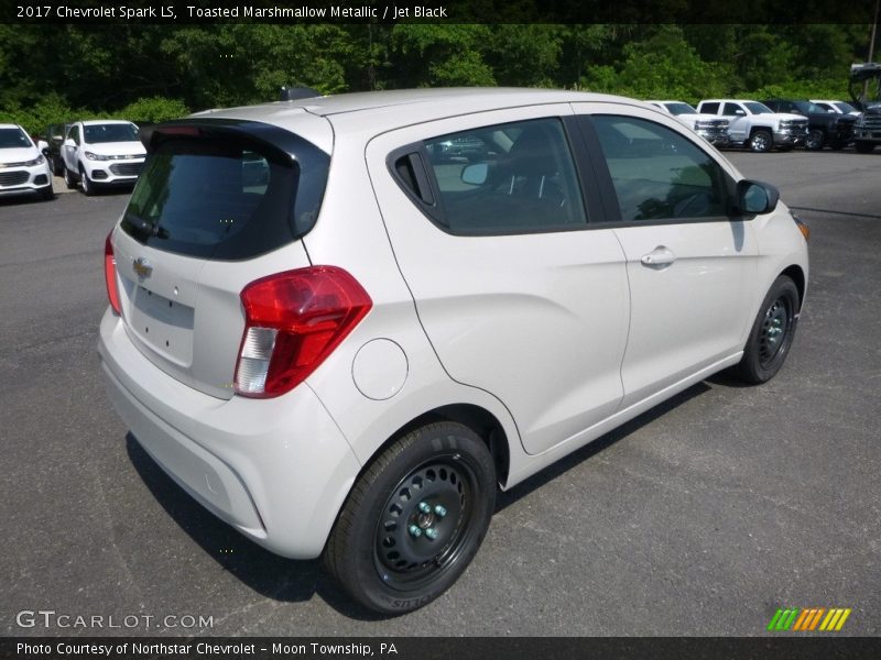 Toasted Marshmallow Metallic / Jet Black 2017 Chevrolet Spark LS