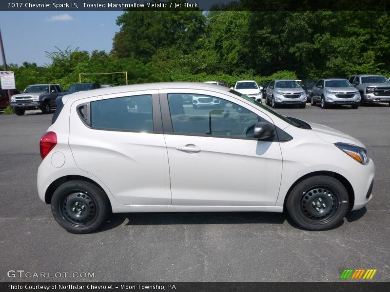 Toasted Marshmallow Metallic / Jet Black 2017 Chevrolet Spark LS