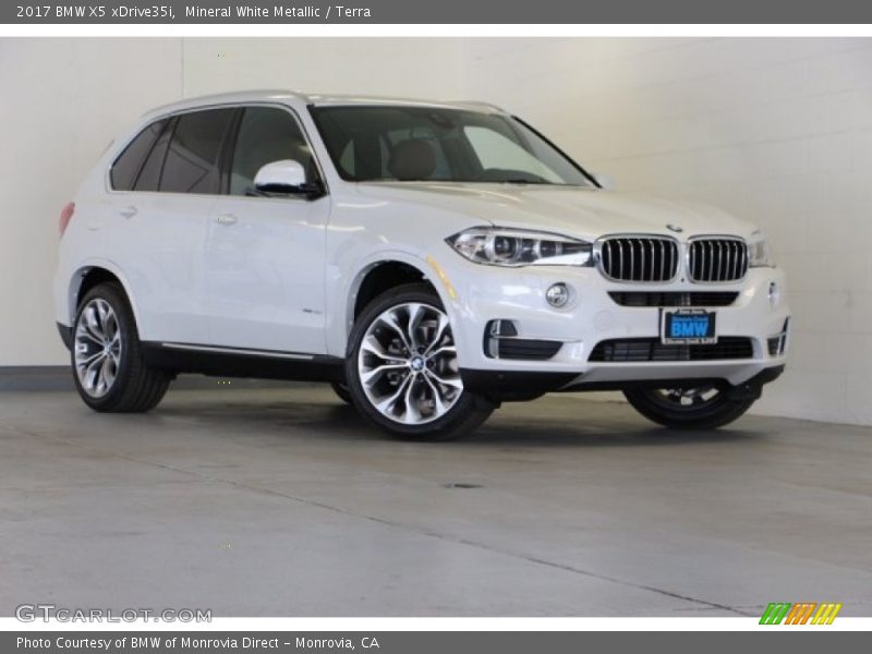 Mineral White Metallic / Terra 2017 BMW X5 xDrive35i