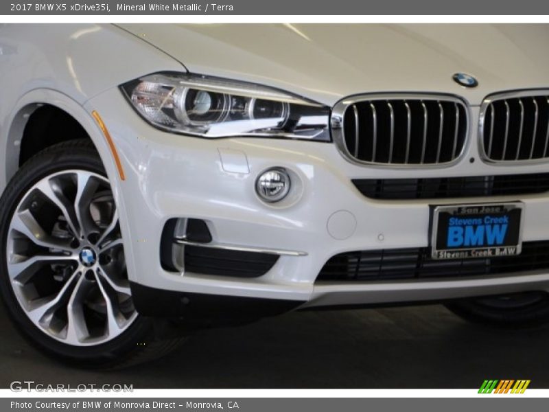Mineral White Metallic / Terra 2017 BMW X5 xDrive35i