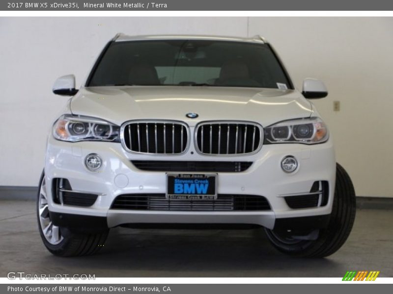Mineral White Metallic / Terra 2017 BMW X5 xDrive35i