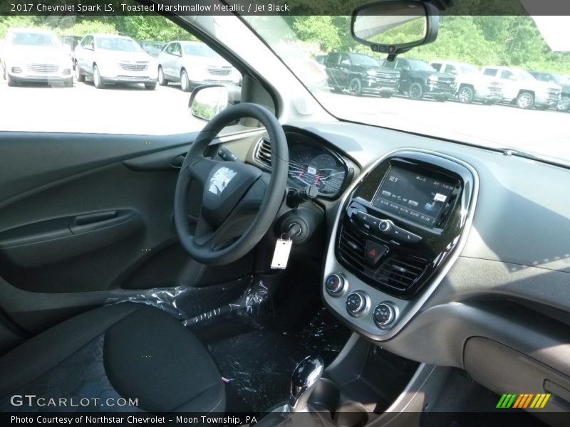 Toasted Marshmallow Metallic / Jet Black 2017 Chevrolet Spark LS