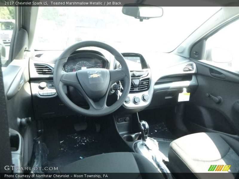 Toasted Marshmallow Metallic / Jet Black 2017 Chevrolet Spark LS