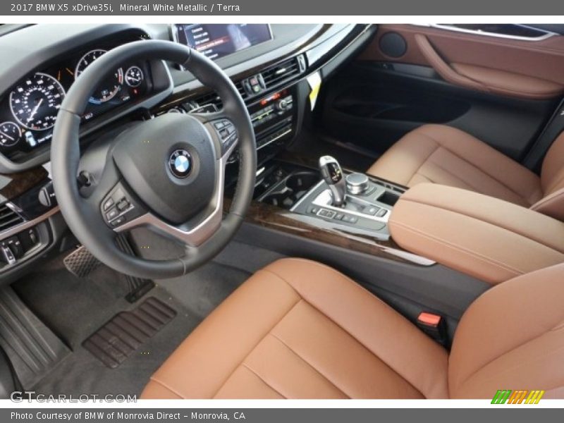 Mineral White Metallic / Terra 2017 BMW X5 xDrive35i