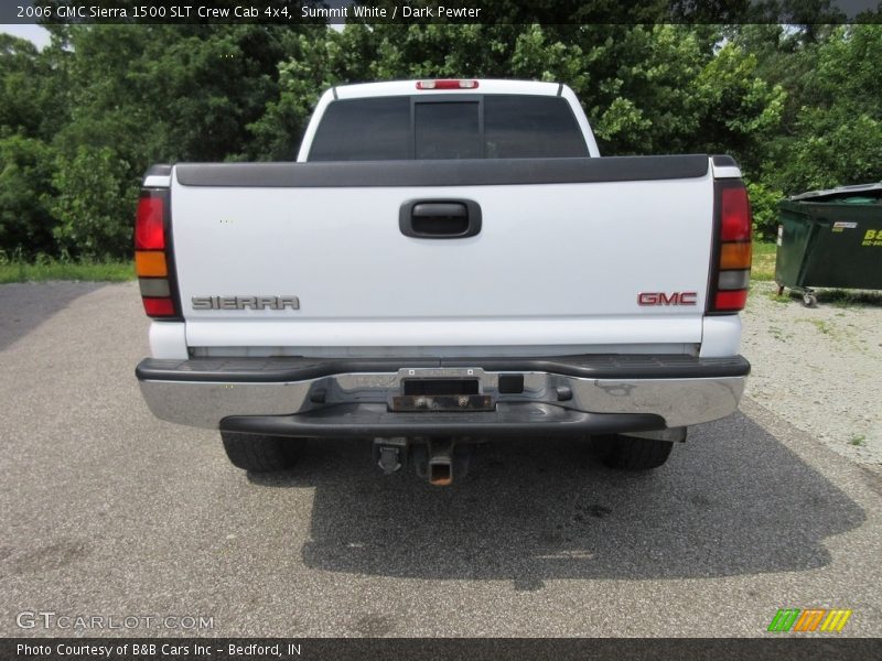 Summit White / Dark Pewter 2006 GMC Sierra 1500 SLT Crew Cab 4x4