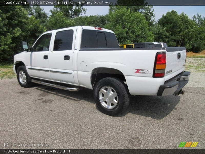 Summit White / Dark Pewter 2006 GMC Sierra 1500 SLT Crew Cab 4x4