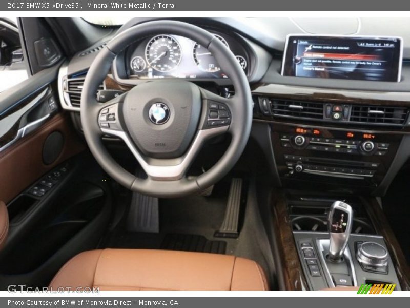 Mineral White Metallic / Terra 2017 BMW X5 xDrive35i