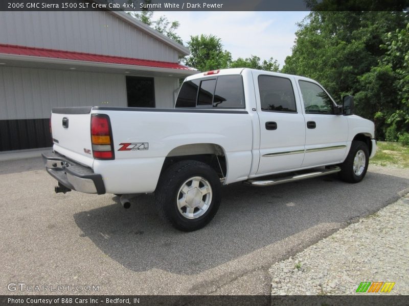 Summit White / Dark Pewter 2006 GMC Sierra 1500 SLT Crew Cab 4x4