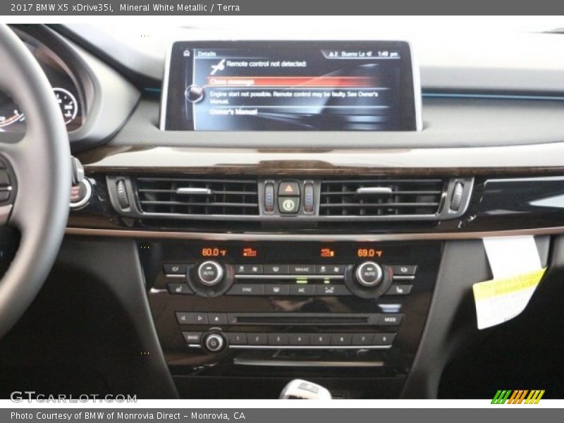 Mineral White Metallic / Terra 2017 BMW X5 xDrive35i