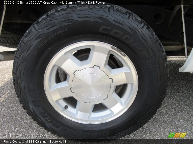 Summit White / Dark Pewter 2006 GMC Sierra 1500 SLT Crew Cab 4x4