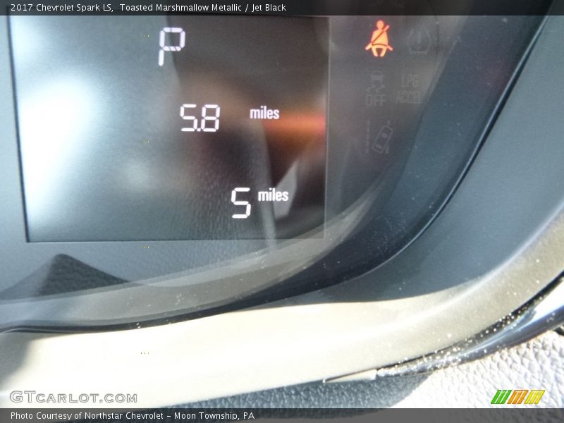 Toasted Marshmallow Metallic / Jet Black 2017 Chevrolet Spark LS