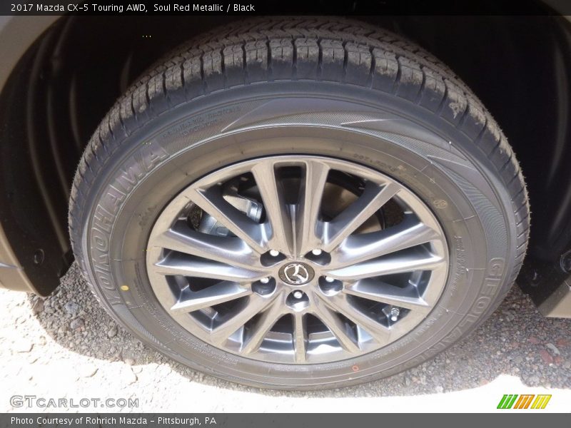 Soul Red Metallic / Black 2017 Mazda CX-5 Touring AWD
