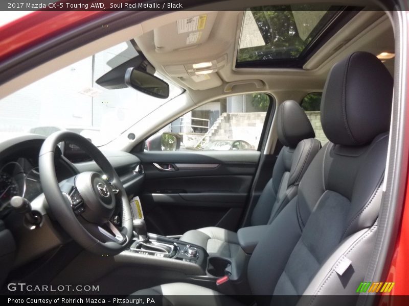 Soul Red Metallic / Black 2017 Mazda CX-5 Touring AWD
