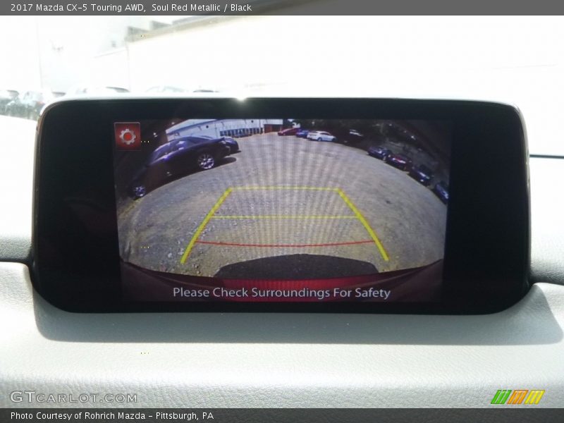 Soul Red Metallic / Black 2017 Mazda CX-5 Touring AWD