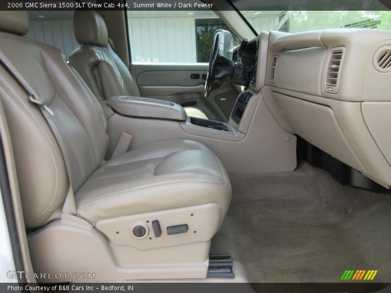 Summit White / Dark Pewter 2006 GMC Sierra 1500 SLT Crew Cab 4x4