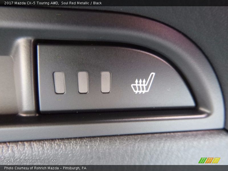Soul Red Metallic / Black 2017 Mazda CX-5 Touring AWD