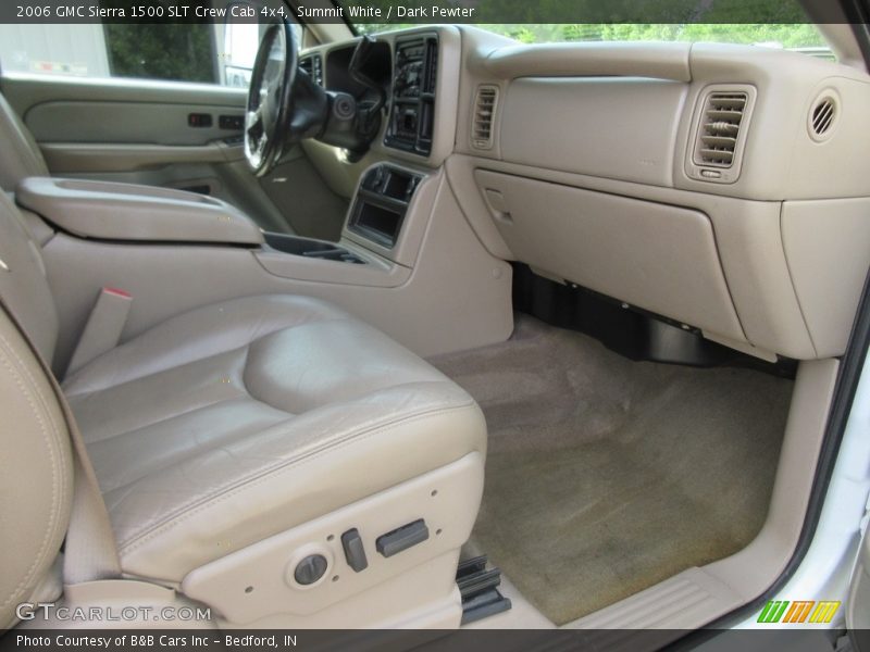 Summit White / Dark Pewter 2006 GMC Sierra 1500 SLT Crew Cab 4x4