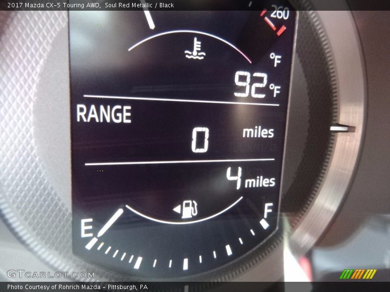 Soul Red Metallic / Black 2017 Mazda CX-5 Touring AWD