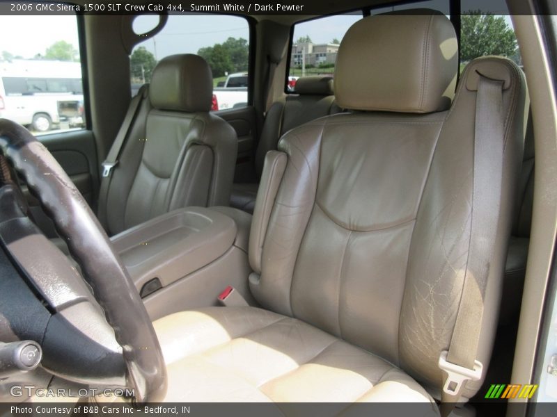 Summit White / Dark Pewter 2006 GMC Sierra 1500 SLT Crew Cab 4x4