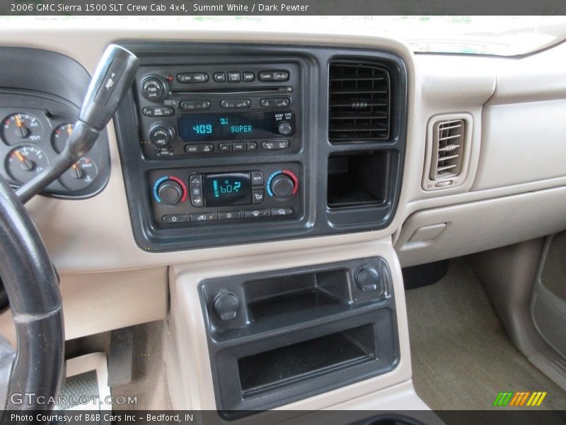 Summit White / Dark Pewter 2006 GMC Sierra 1500 SLT Crew Cab 4x4