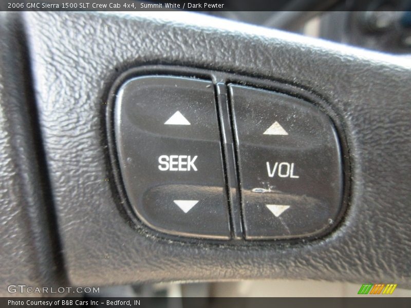 Summit White / Dark Pewter 2006 GMC Sierra 1500 SLT Crew Cab 4x4