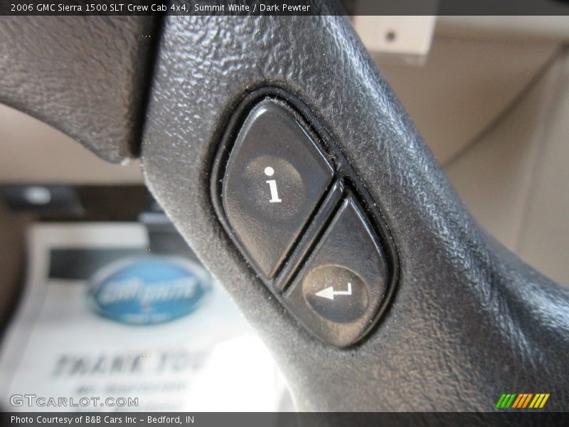 Summit White / Dark Pewter 2006 GMC Sierra 1500 SLT Crew Cab 4x4