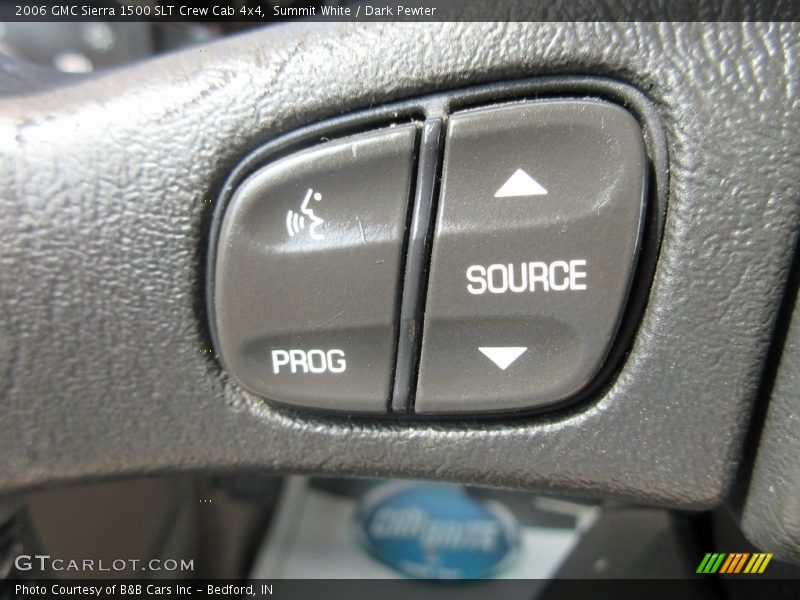 Summit White / Dark Pewter 2006 GMC Sierra 1500 SLT Crew Cab 4x4